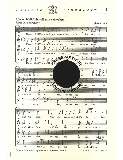 Unser Schifflein soll nun